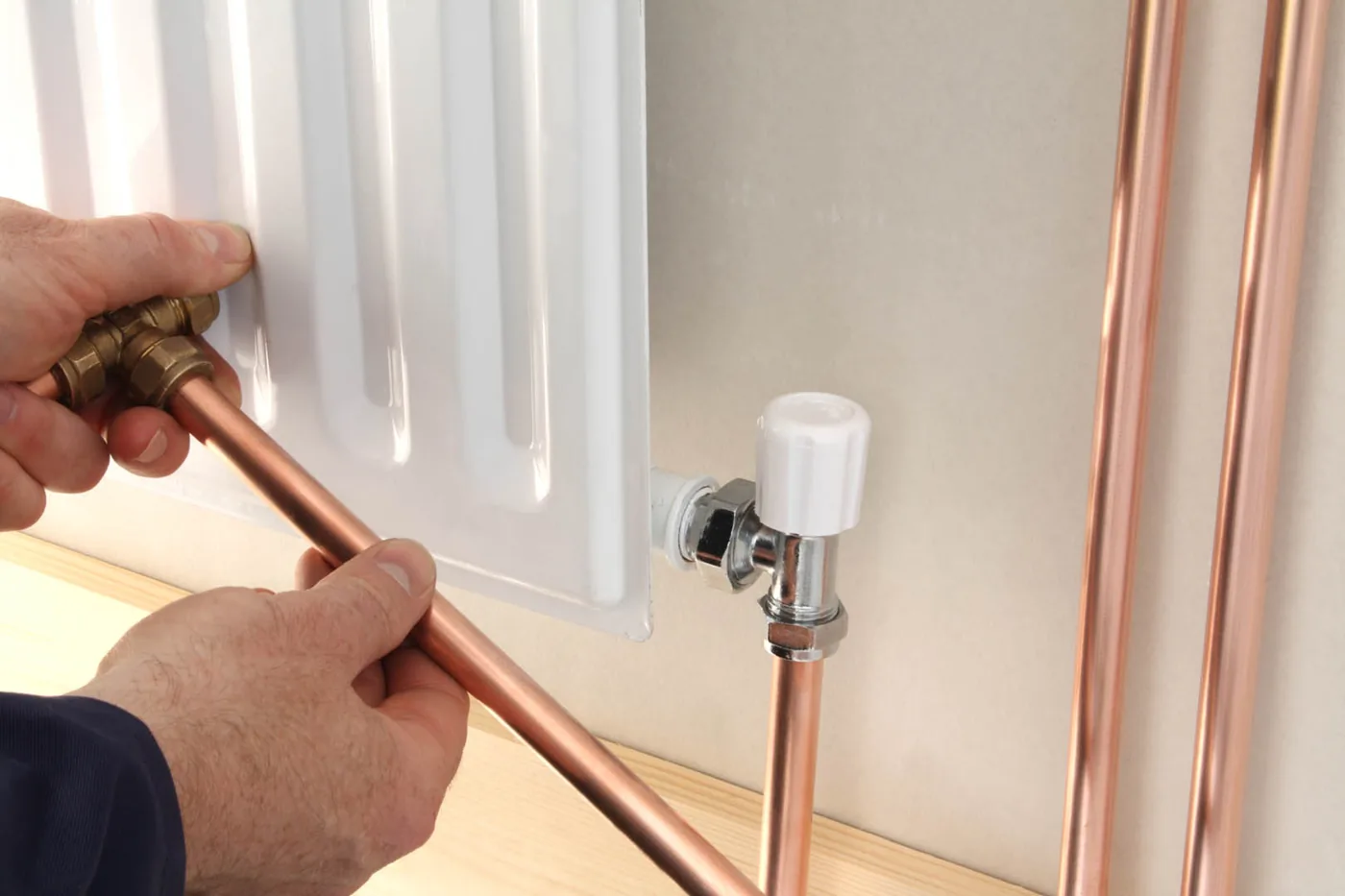 Connecting a gas heater to the supply line