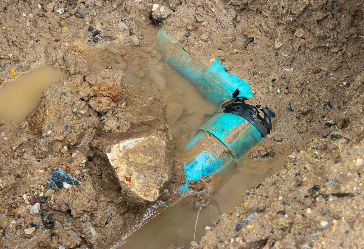 Stormwater line surcharging after heavy rain